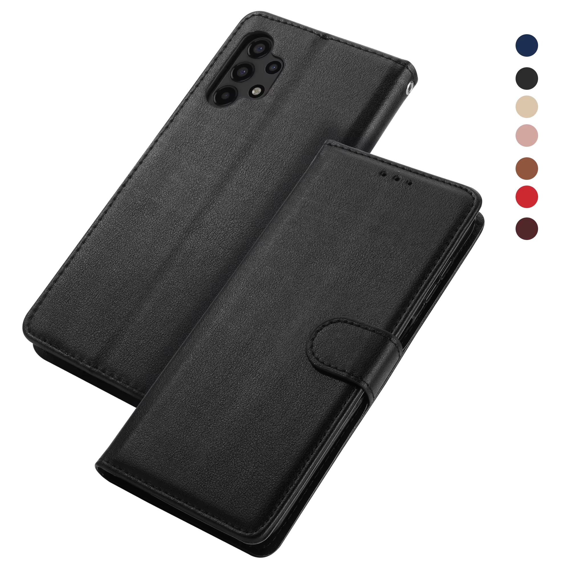 Leather Case for Xiaomi Redmi Note 13 12 12S 11 11S 10 S 9 9S 8 7 Pro Max 8T Redmi 10 10A 10C 9A 9C Coque Flip Wallet Funda