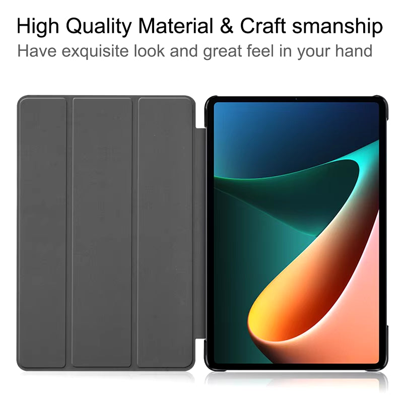 For Funda  Mi Pad 8 7 6 Pro 5 11.2 Case Redmi Pad SE 11 10.6 8.7 12.1 Auto Wake up & Sleep Silicone Cover Support Charging